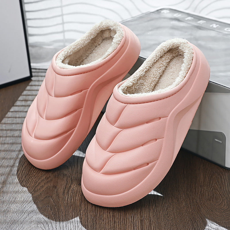 Thick Bottom Fashion Personality Cotton Slippers